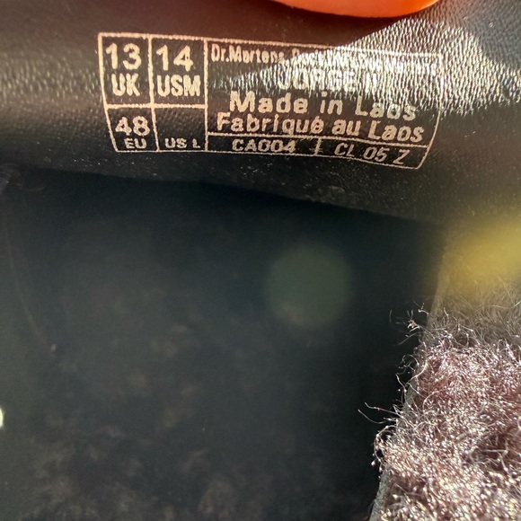 Dr. Martens Jorge II Sherpa Slingback Mule | Black | Men’s 13 / 14| NWT - Picture 9 of 10